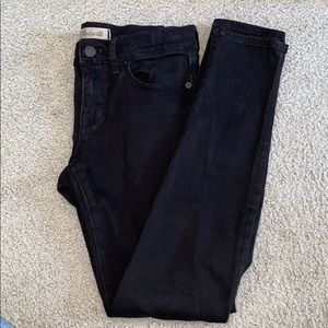 Madewell black skinny jeans